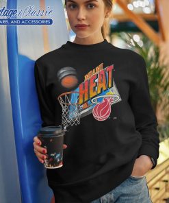 Miami Heat Logo Basketball Graphic Sweatshirt
