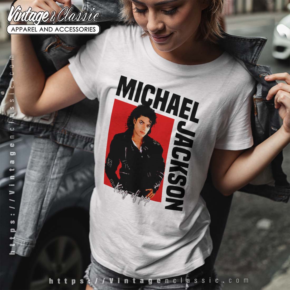 Michael Jackson Shirt Size M Mens Thriller Retro Graphic King of Pop  T-Shirt Tee