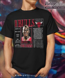 Michael Jordan Chicago Bulls Nutmeg Mens Black T Shirt