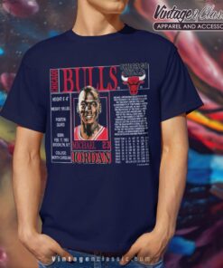 Michael Jordan Chicago Bulls Nutmeg Navy T Shirt