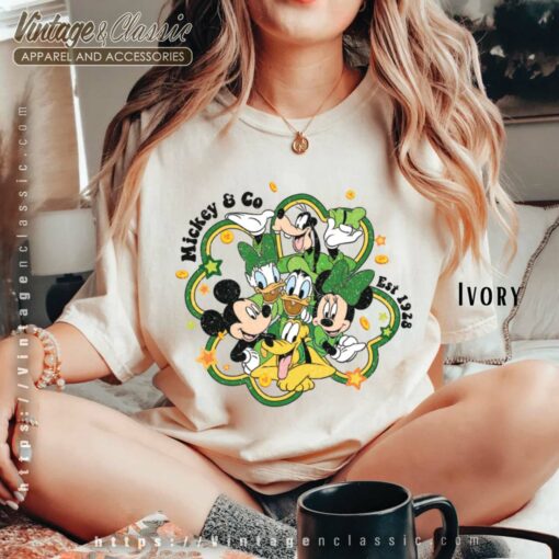 Mickey and Co Est 1928 St Patricks Day Shirt