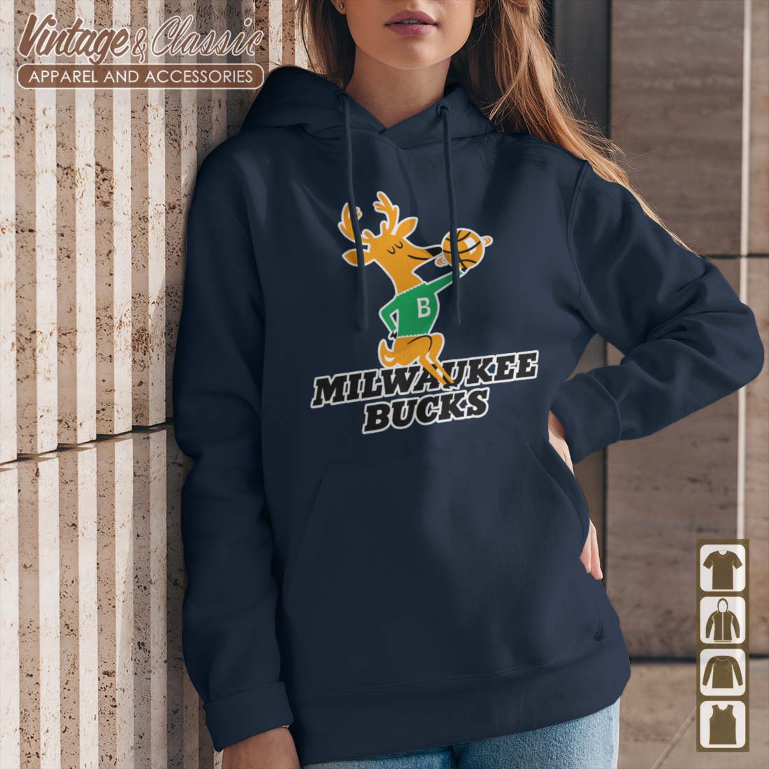 Milwaukee Buck Vintage Milwaukee Buck Sweatshirt T-shirt 