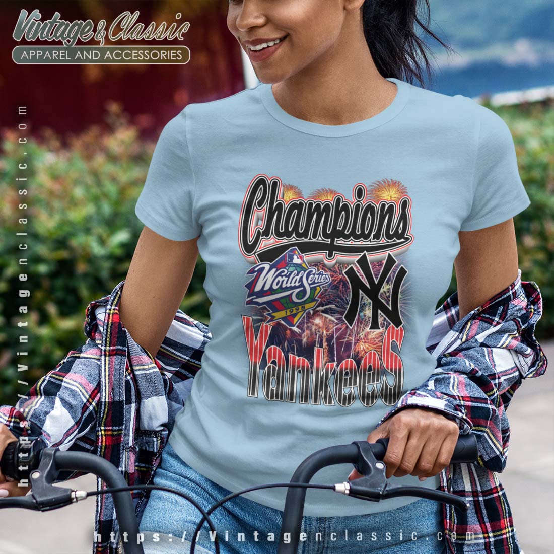 New York Yankees 90s World Series Champions Shirt - High-Quality Printed  Brand