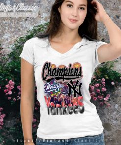 New York Yankees 1998 World Series Champions V Neck