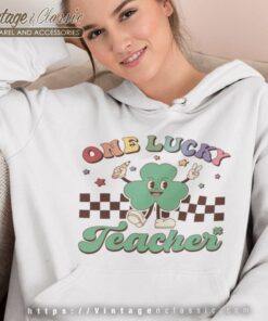 One Lucky Teacher St Patrick Day Sweatshirt 3