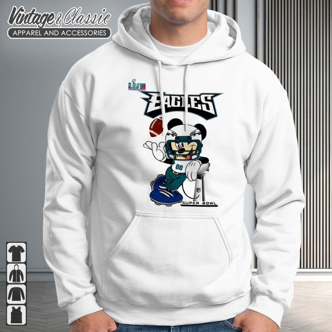 Philadelphia Eagles Mickey Mouse Super Bowl 2023 Shirt - High