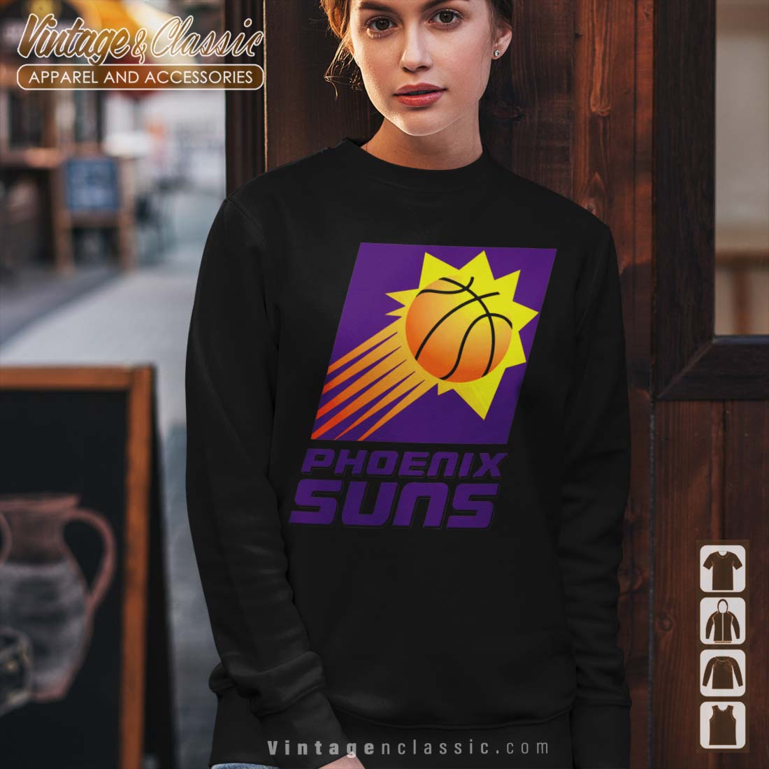 Phoenix Suns Nba Basketball Logo Shirt - Vintagenclassic Tee