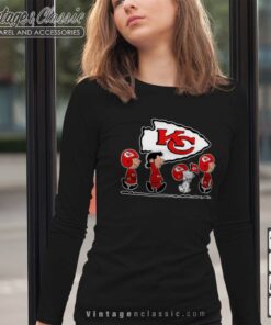 Snoopy Friends Kansas City Chiefs Super Bowl LVII Longsleeves