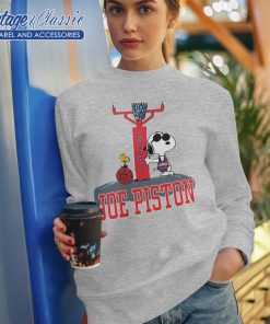Snoopy Sports Detroit Pistons Sweatshirt