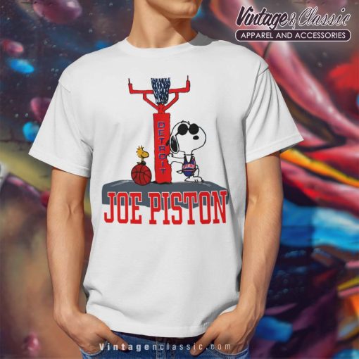 Snoopy Sports Detroit Pistons Shirt