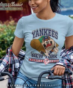 Tasmanian Devil New York Yankees Light Blue T Shirt