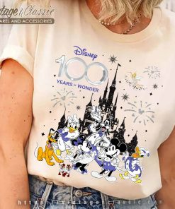 Walt Disney 100 Years Of Wonder Tshirt 2