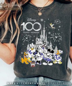Walt Disney 100 Years Of Wonder Tshirt
