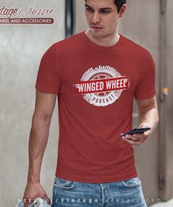 Winged Wheel Podcast Shirt