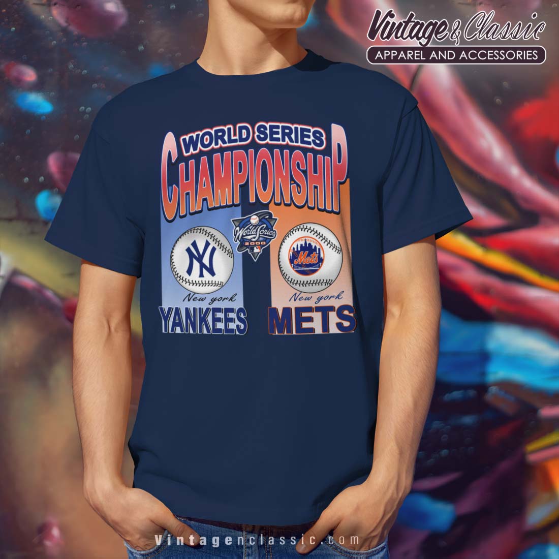 MLB World Series 2000 NY Yankees T-Shirt 