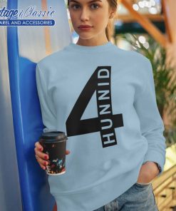 4Hunnid YG Black Graphic Logo Sweatshirt