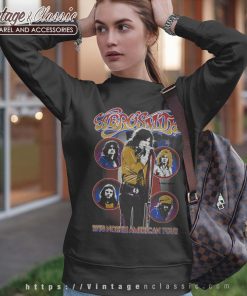 Aerosmith Tshirt 1978 North America Tour Sweatshirt Women