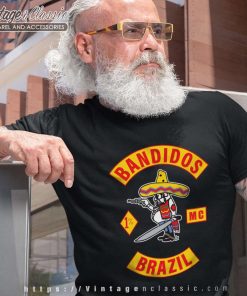 Bandidos MC Brazil Men T shirt
