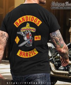 Bandidos MC Brazil T shirt Back