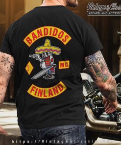 Bandidos MC Finland T shirt Back