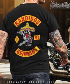 Bandidos MC Germany T shirt Back