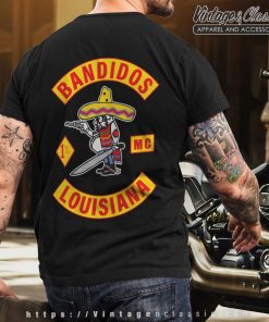 Bandidos MC Louisiana T shirt Back