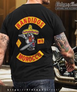 Bandidos MC Morocco T shirt Back