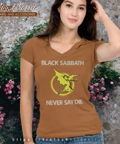 Black Sabbath Never Say Die Creature Premium Vneck