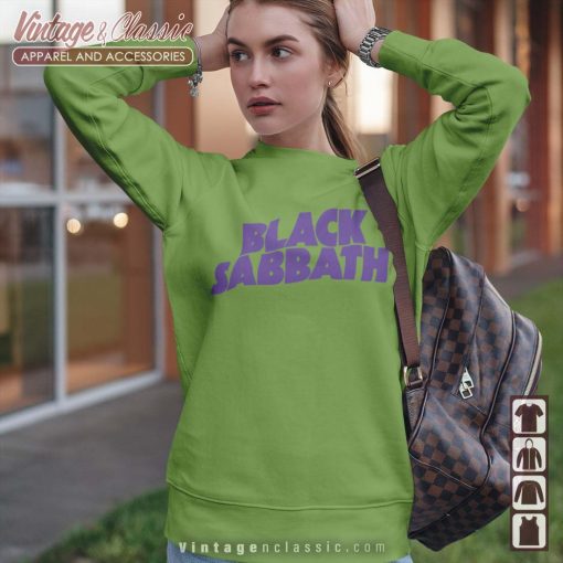 Black Sabbath Purple Logo Premium Shirt