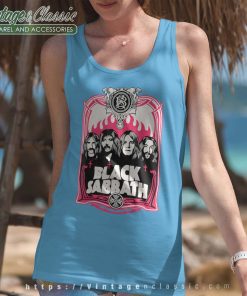 Black Sabbath Red Flames Tanktop