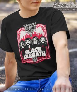 Black Sabbath Red Flames Tshirt