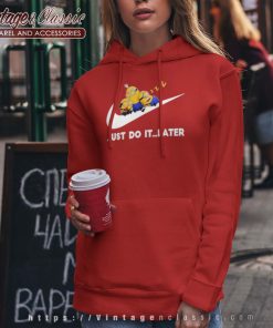 Bob Kevin Dave Just Do It Later Hoodie Women