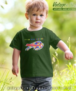 Buffalo Bills Autism Its Ok To Be Different Tshirt Kid