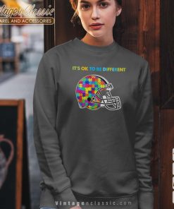 Cleveland Browns Autism Its Ok To Be Different Sweetshirt