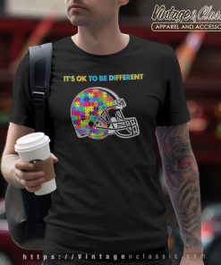 Cleveland Browns Autism Its Ok To Be Different Tshirt