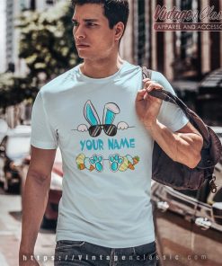 Customize Your Name Easter Bunny Shirt