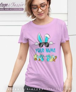 Customize Your Name Easter Bunny Tshirt