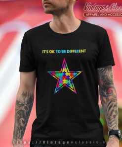 Dallas Cowboys Autism Its Ok To Be Different Shirt