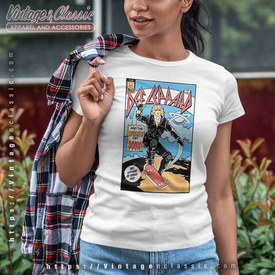 Def Leppard Comic Shirt - Printed Brand