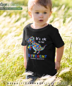 Dino Its Ok To Be Different Shirt Dinosaur T rex Autism