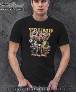 Donald Trump Political Motorcycle Tshirt