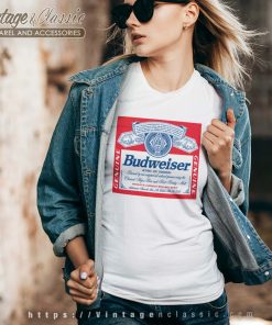 Gift for Budweiser Fans Vneck Budweiser Tshirt
