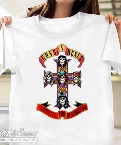 Guns N Roses Cross Tshirt