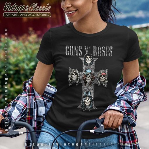 Guns N Roses Vintage Cross Shirt