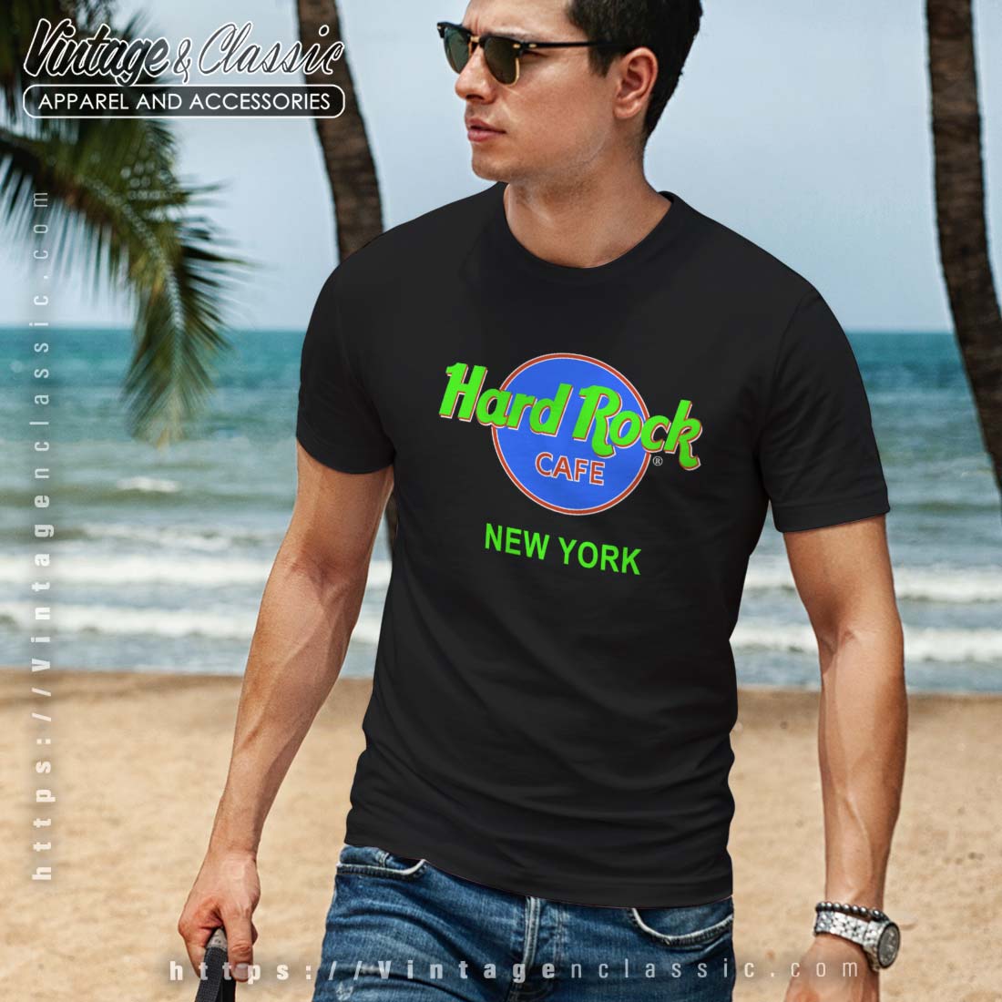 Kyst Klemme Termisk Hard Rock Cafe HRC New York Shirt - High-Quality Printed Brand