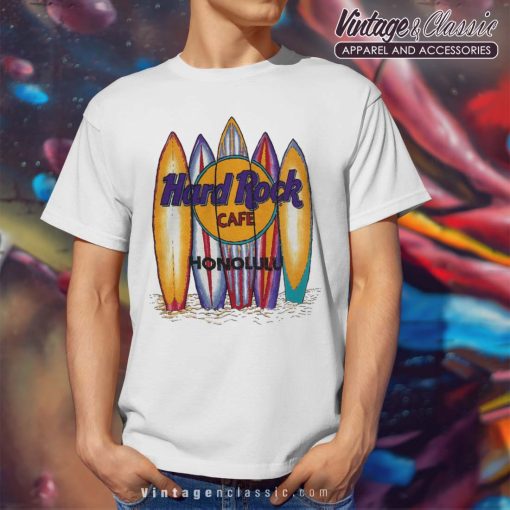 Hard Rock Cafe Honolulu Surfboards Shirt