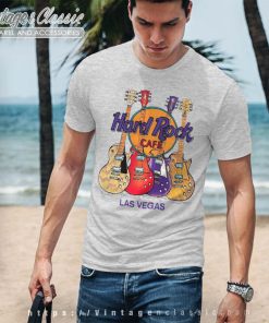 Hard Rock Cafe Las Vegas Sport Grey T Shirt