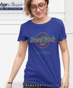 Hard Rock Cafe Las Vegas T Shirt Roayal