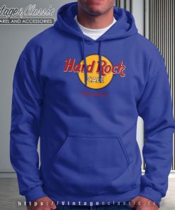 Hard Rock Cafe Orlando Logo Hoodie Royal