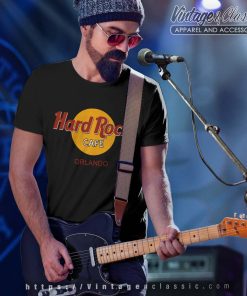 Hard Rock Cafe Orlando Logo T Shirt Black